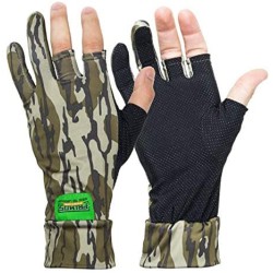 Primos Stretch fingerless gloves Mossy Oak Bottomland