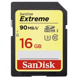 SanDisk SDHC Extreme 16GB...