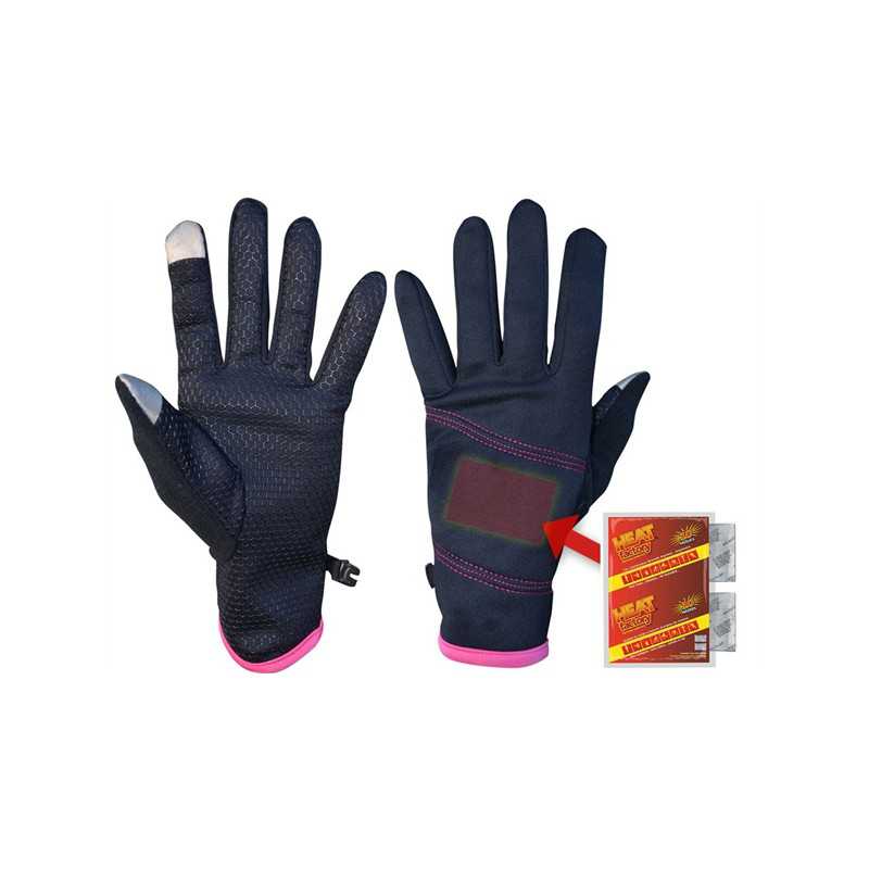 Heat factory Ladies heated pocket glove Black L/XL